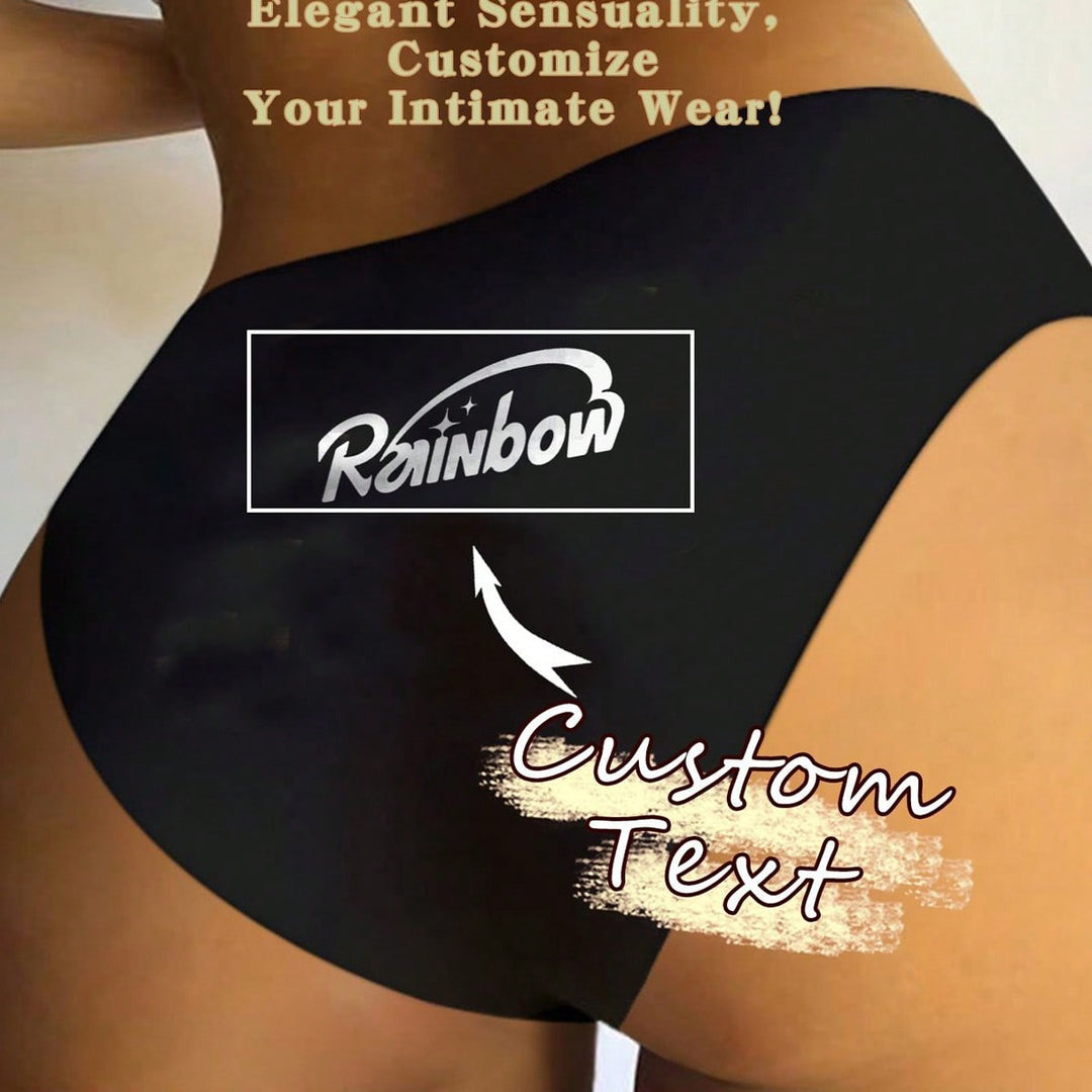 Personalized Women's Printed Pattern Triangle Funny Panties Customized Women's Briefs, Customized Pet Face Briefs With Photos And Pictures,Christmas Costumes,Christmas Presents,Merry Christmas,Customized Christmas Underwear