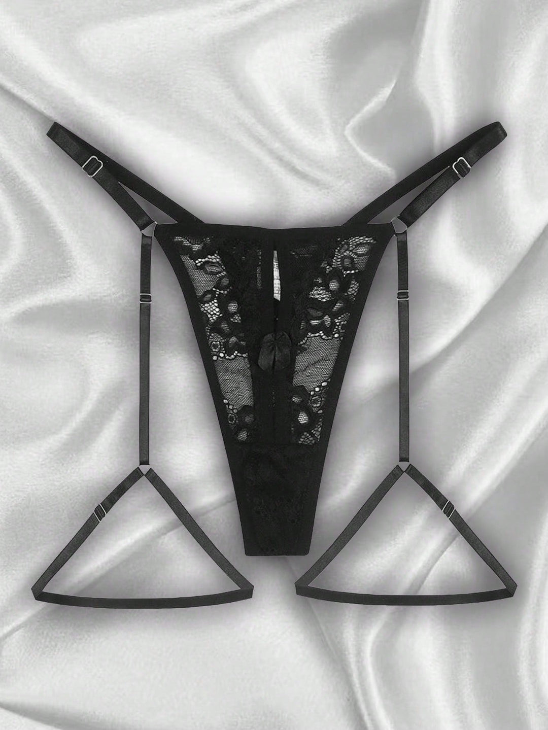 1セットカスタムテキスト、カスタムネーム、レディースセクシーTバック、レディースレースシースルー下着、調節可能なセクシーなレディース下着ローライズTバック、クリスマス、休日、ギフトに最適