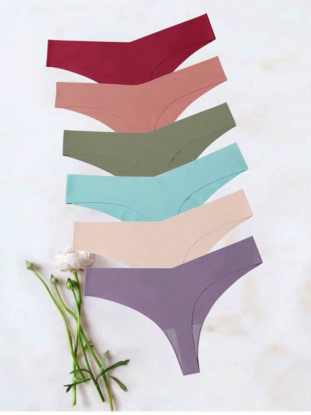 1-Piece Customized Ladies' Name Printed Sexy No Trace Funny Underwear, With Printed Pattern, Letters.