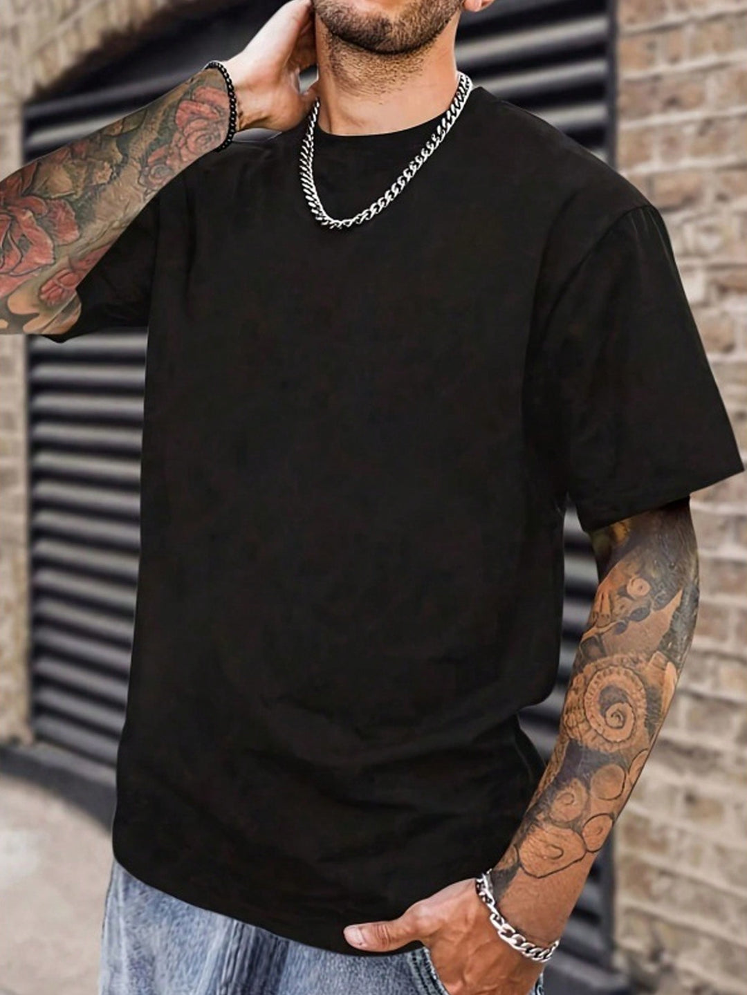 1ピースカスタムメンズプリント画像デジタルプリント半袖文字オールシーズン快適ファッションダイナミックメンズトップス