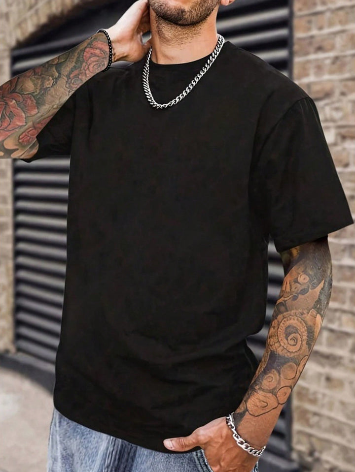 1ピースカスタムメンズプリント画像デジタルプリント半袖文字オールシーズン快適ファッションダイナミックメンズトップス