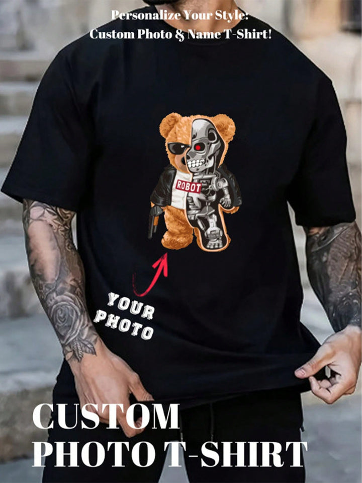 1-Piece Custom New T-Shirt Simple Doctor Boss Digital Print Loose Casual Sport Comfort Men's Top