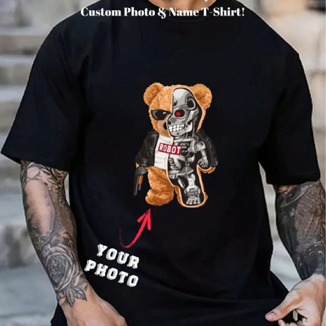 1-Piece Custom New T-Shirt Simple Doctor Boss Digital Print Loose Casual Sport Comfort Men's Top