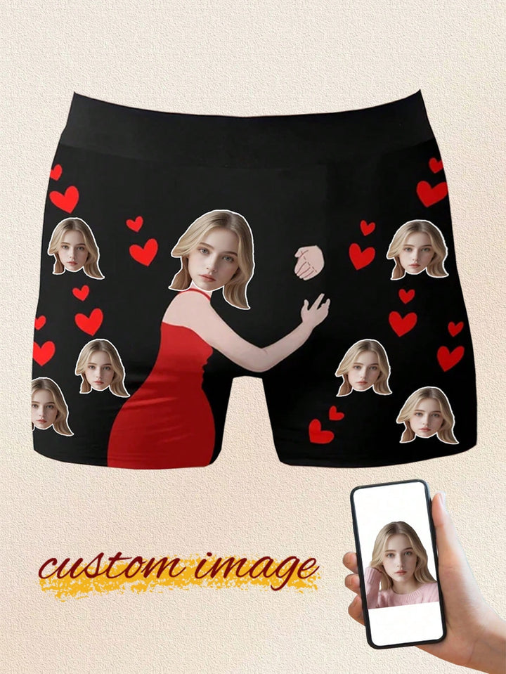 1- Custom Husband Boxers, Custom Face Underwear, Fun Wedding Gift For The Groom, Popular Anniversary Gift, Boyfriend Birthday Gift,Dawg,Colorful,Cute,Adorable,Contracted,Funny,Custom,Unique,Customized,Personalized,Ideal Gifts For Him,Boyfriend,Girlfriend,