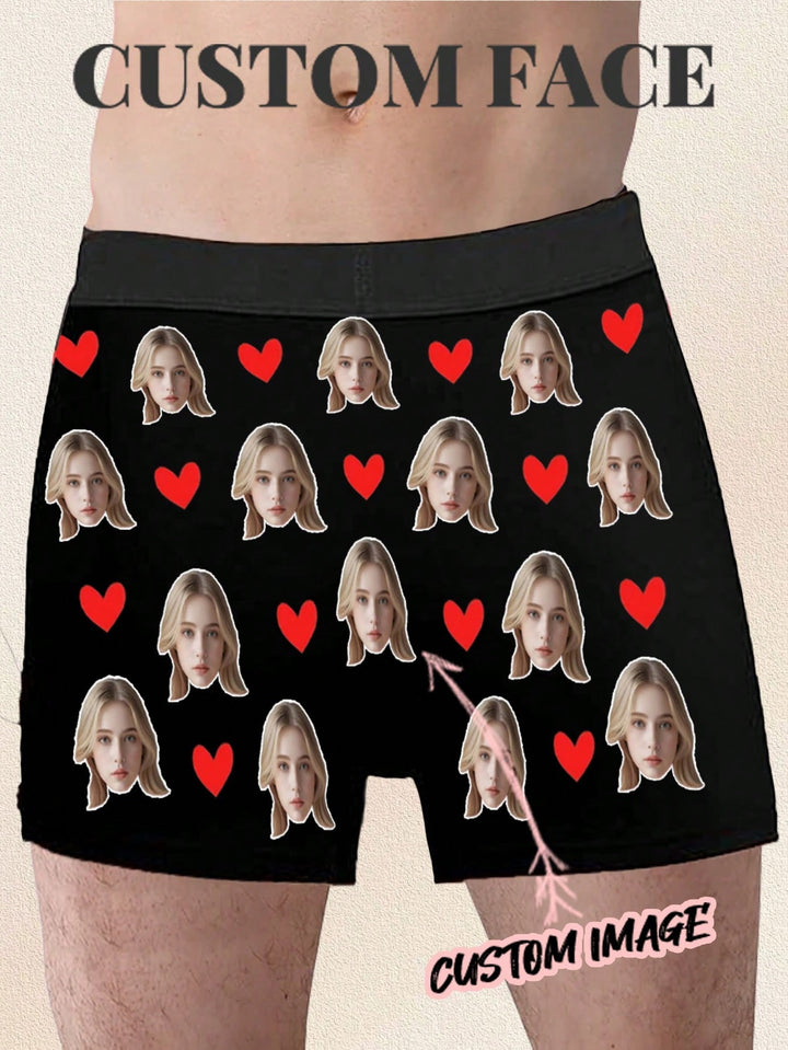1-Piece Men's Underwear, Customized Pictures, Pattern Customization, Personalized Gifts For Boyfriends, Husbands, And Fathers