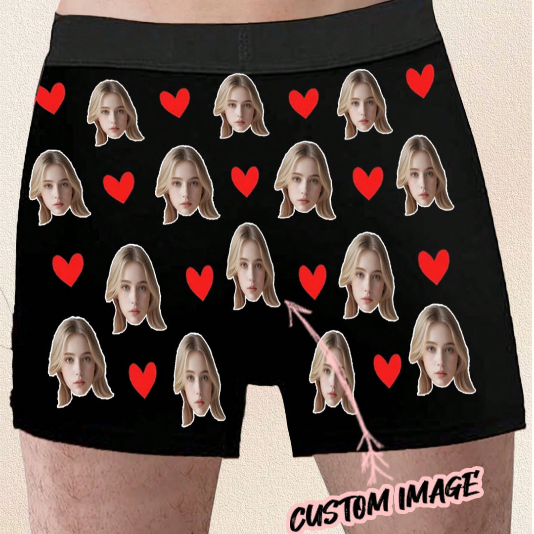 1-Piece Men's Underwear, Customized Pictures, Pattern Customization, Personalized Gifts For Boyfriends, Husbands, And Fathers