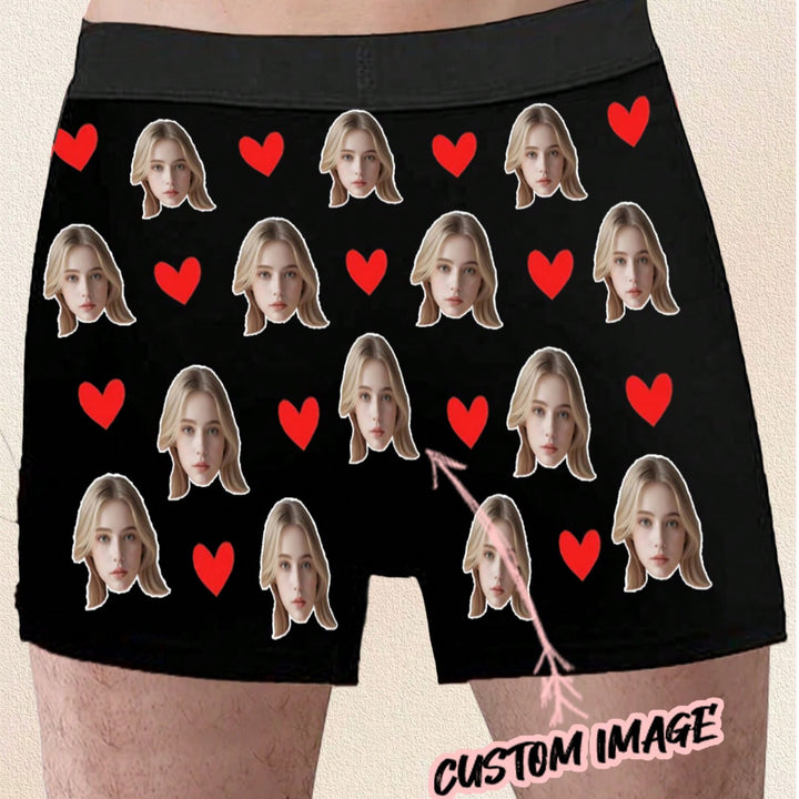 1-Piece Men's Underwear, Customized Pictures, Pattern Customization, Personalized Gifts For Boyfriends, Husbands, And Fathers