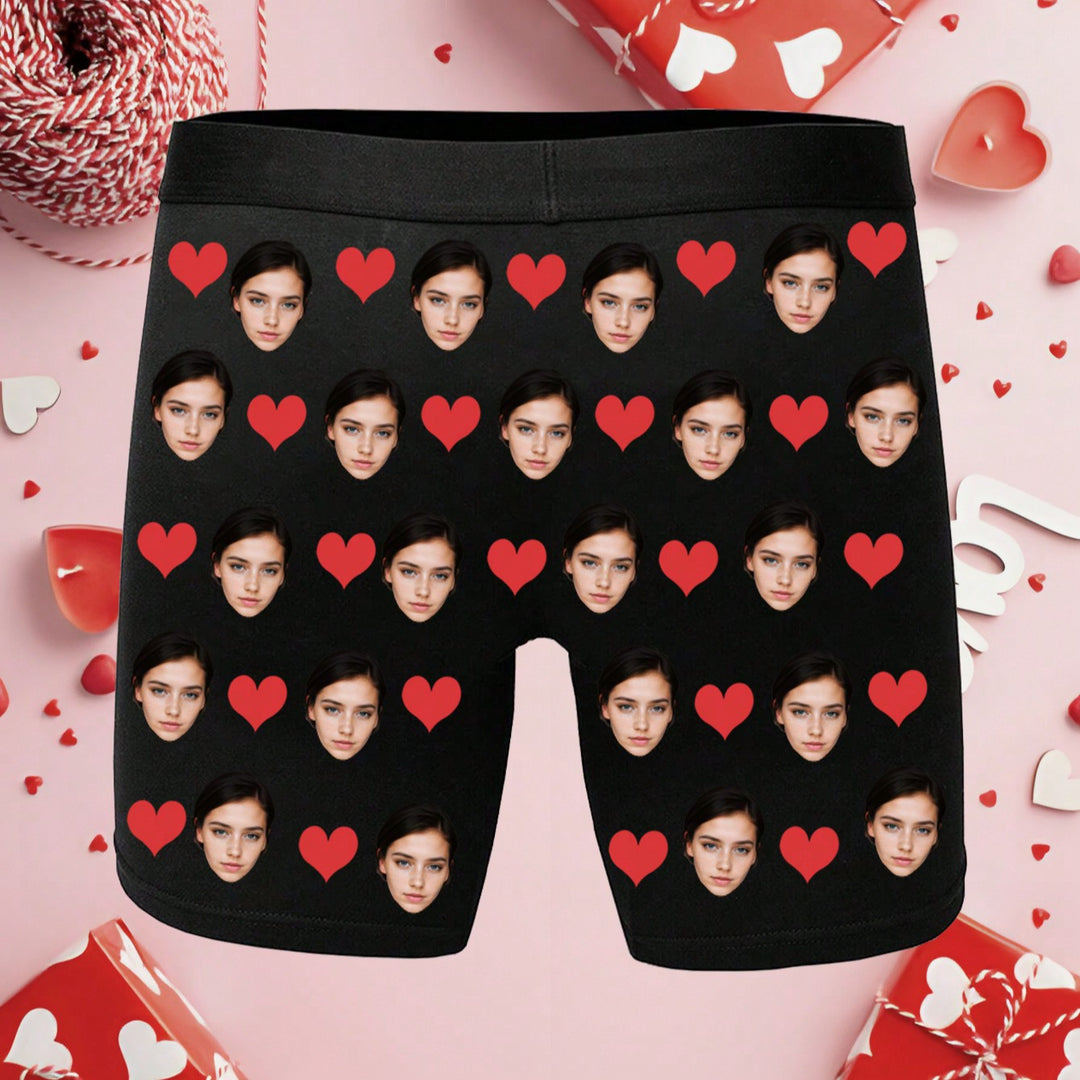 1- Personalized Men's Underwear, Customized Pictures, Underwear With Photos, Customized Face Photo Underwear, Boyfriend Husband Gifts, Men Customized, Winter, Personalized Gifts, Anniversaries, Holidays, Boyfriend Bedroom, Living Room Ideal Gifts Dawg Col