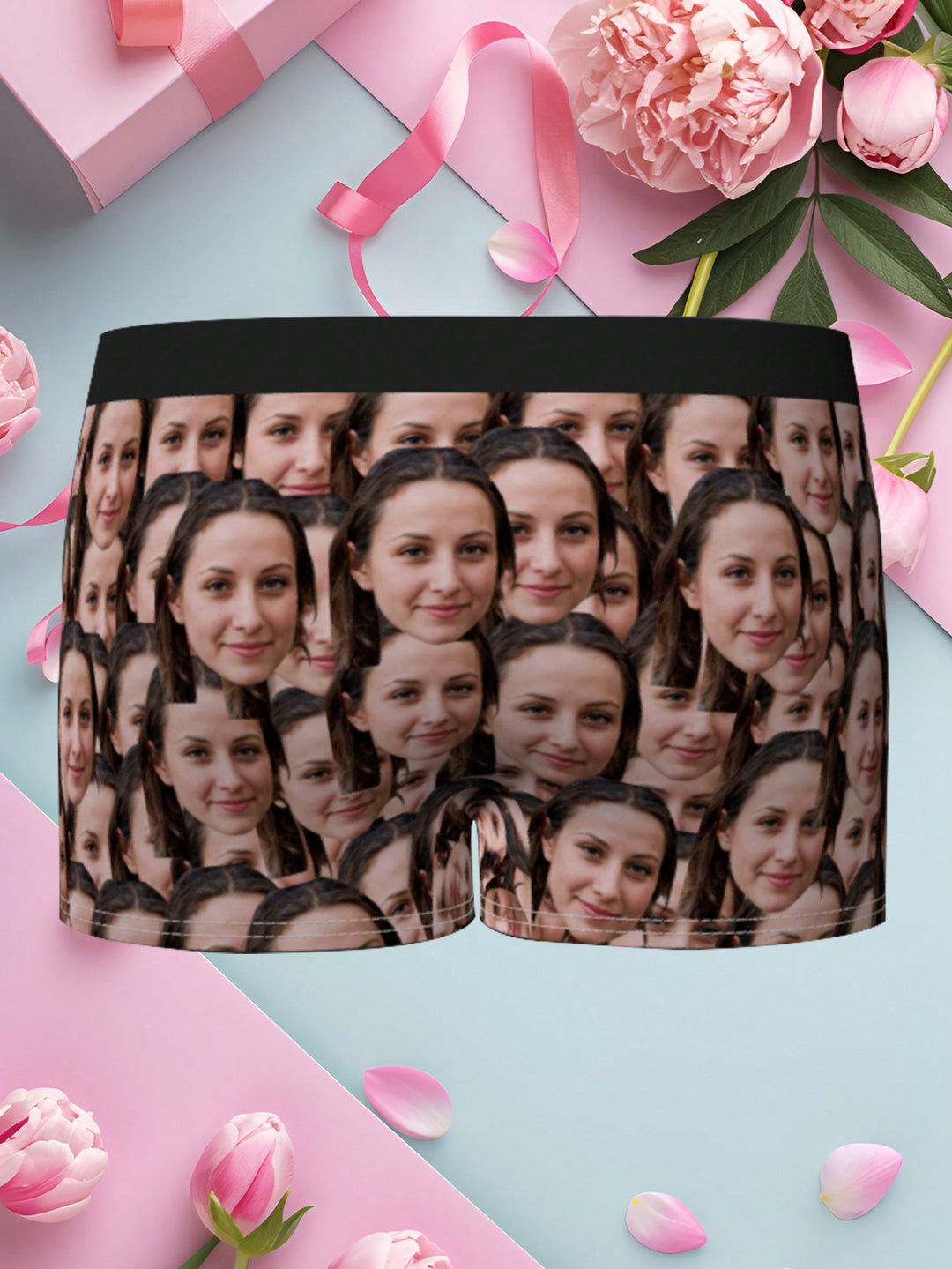 1-カスタム顔写真下着、パーソナライズされた夫用ボクサーパンツ、カスタム楽しい顔ボクサーパンツ、スポーツ、バレンタインデーギフト、記念日ギフト、誕生日ギフト、結婚祝い、親友ギフト、ボーイフレンドギフト寝室、リビングルーム