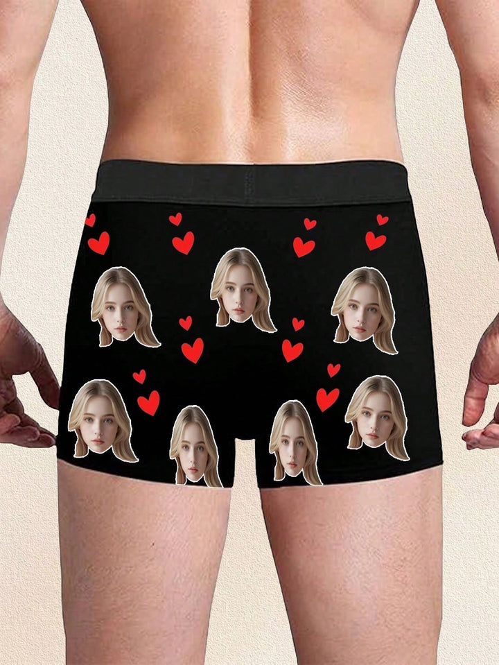 1- Custom Husband Boxers, Custom Face Underwear, Fun Wedding Gift For The Groom, Popular Anniversary Gift, Boyfriend Birthday Gift,Dawg,Colorful,Cute,Adorable,Contracted,Funny,Custom,Unique,Customized,Personalized,Ideal Gifts For Him,Boyfriend,Girlfriend,