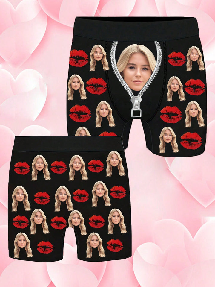 1-Piece Custom Face Underwear Personalized Men's Underwear, Custom Pictures, Underwear With Photos, Custom Face Underwear, Boyfriend Husband Gifts, Men Customized, Winter, Personalized Gifts, Period Ideal Gift Boyfriend Bedroom, Living Room, Custom Photo