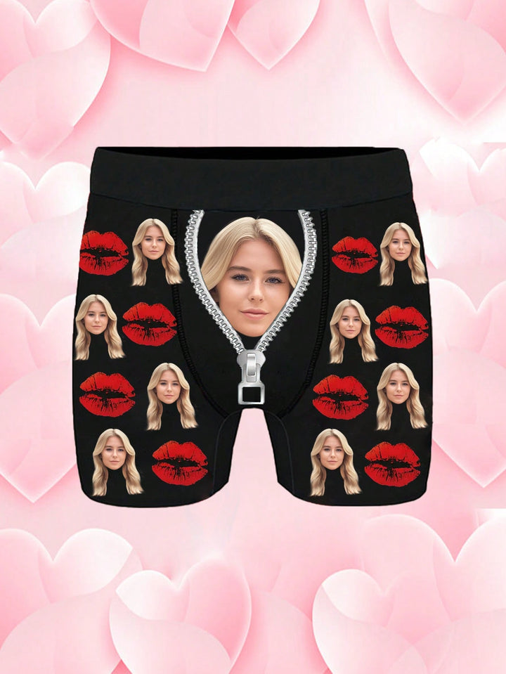 1-Piece Custom Face Underwear Personalized Men's Underwear, Custom Pictures, Underwear With Photos, Custom Face Underwear, Boyfriend Husband Gifts, Men Customized, Winter, Personalized Gifts, Period Ideal Gift Boyfriend Bedroom, Living Room, Custom Photo