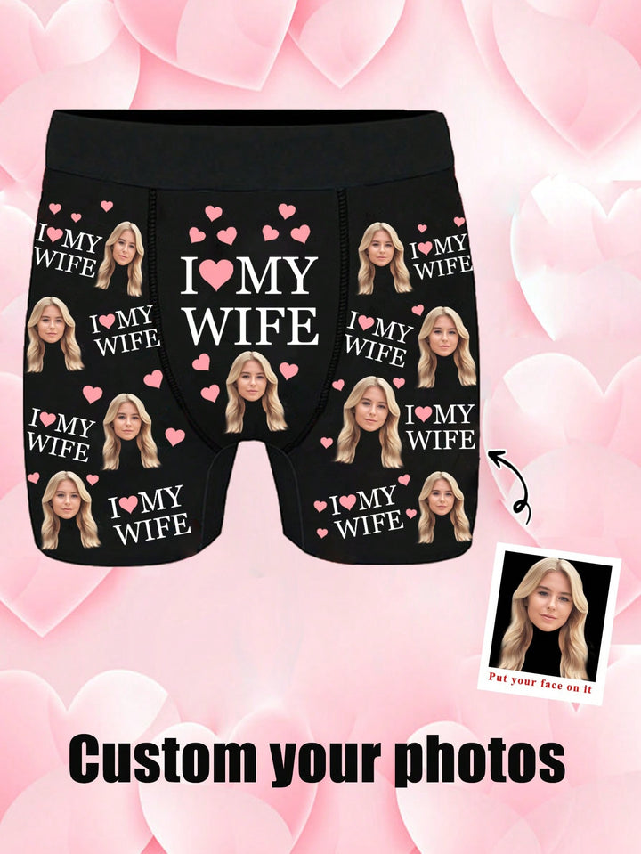 1ピースカスタムフェイスアンダーウェアパーソナライズされたメンズアンダーウェア、カスタム写真、写真付きアンダーウェア、カスタムフェイスアンダーウェア、ボーイフレンドの夫へのギフト、メンズカスタマイズ、冬、パーソナライズされたギフト、記念日、休日、ボーイフレンドの寝室に最適なギフト、Livi