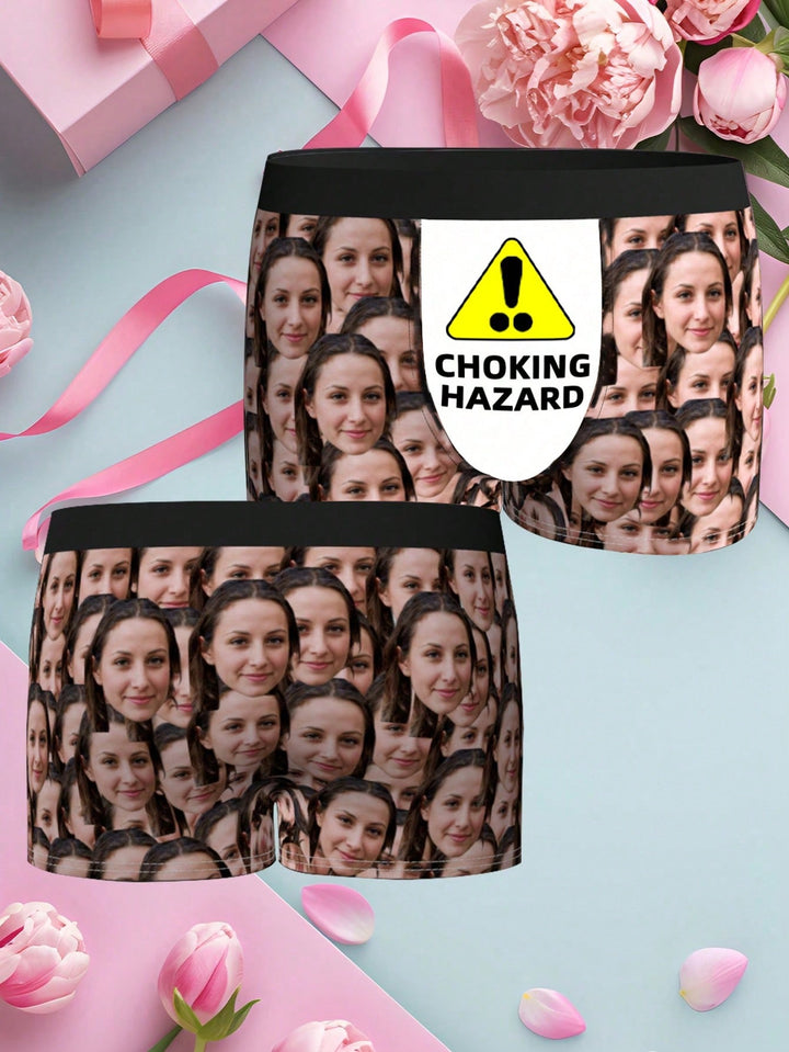 1-カスタム顔写真下着、パーソナライズされた夫用ボクサーパンツ、カスタム楽しい顔ボクサーパンツ、スポーツ、バレンタインデーギフト、記念日ギフト、誕生日ギフト、結婚祝い、親友ギフト、ボーイフレンドギフト寝室、リビングルーム