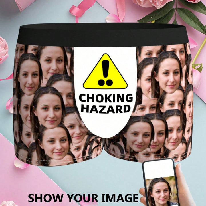 1-カスタム顔写真下着、パーソナライズされた夫用ボクサーパンツ、カスタム楽しい顔ボクサーパンツ、スポーツ、バレンタインデーギフト、記念日ギフト、誕生日ギフト、結婚祝い、親友ギフト、ボーイフレンドギフト寝室、リビングルーム