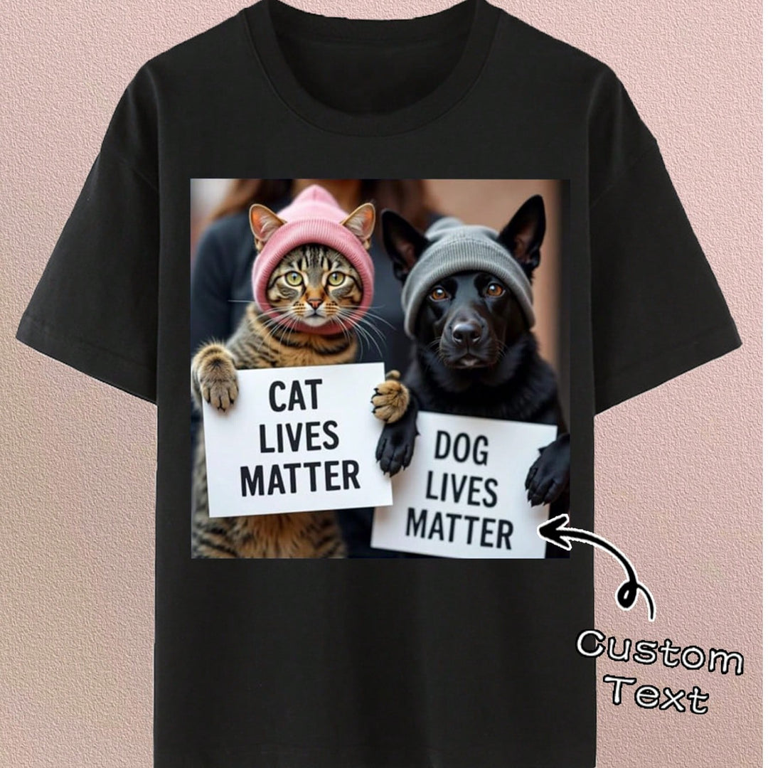 カスタマイズされたパーソナライズされたゆったりとしたラウンドネックのカジュアルTシャツ - テキストを追加できるボーイフレンドまたはガールフレンドのカップル向けカスタマイズ可能なTシャツ、誕生日プレゼントでパーソナライズされたプリントTシャツをデザイン