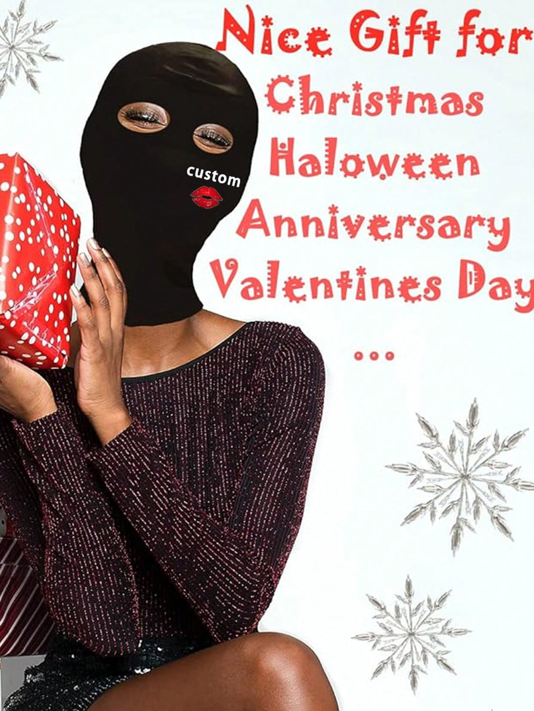 カスタマイズされたメンズとレディースのスキーマスク1個、カスタマイズされたテキスト、カスタマイズされた文字、排他的なカスタマイズされたマスクUV防止防風スカーフ、オートバイ、スノーボードライディング、ロールプレイング、ハロウィーン、日焼け防止マスクに適しています