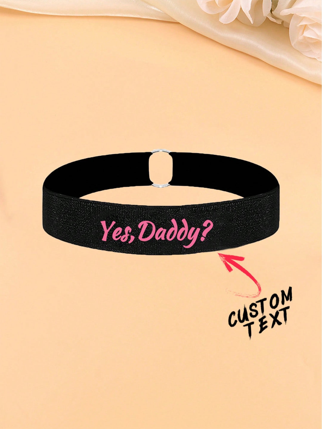 1pc Women's Custom Personalized Leg Ring, Custom Letters, Custom Names, Custom Body Decorations, Fashionable Sexy Underwear Accessories Metal Ring Letter Heart-Shaped Print Leg Chain