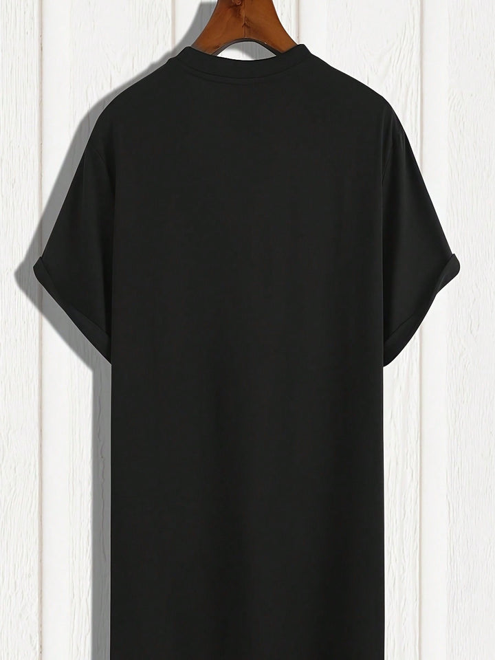 1PCS  Piece Of 100% Pure Cotton T-Shirt With Cartoon Prints. It Is A Fashionable Men's T-Shirt. This Round-Necked Pure Cotton Short-Sleeved T-Shirt Is Suitable For Outdoor Sports And Can Be Worn For Daily And Fashionable Dressing.