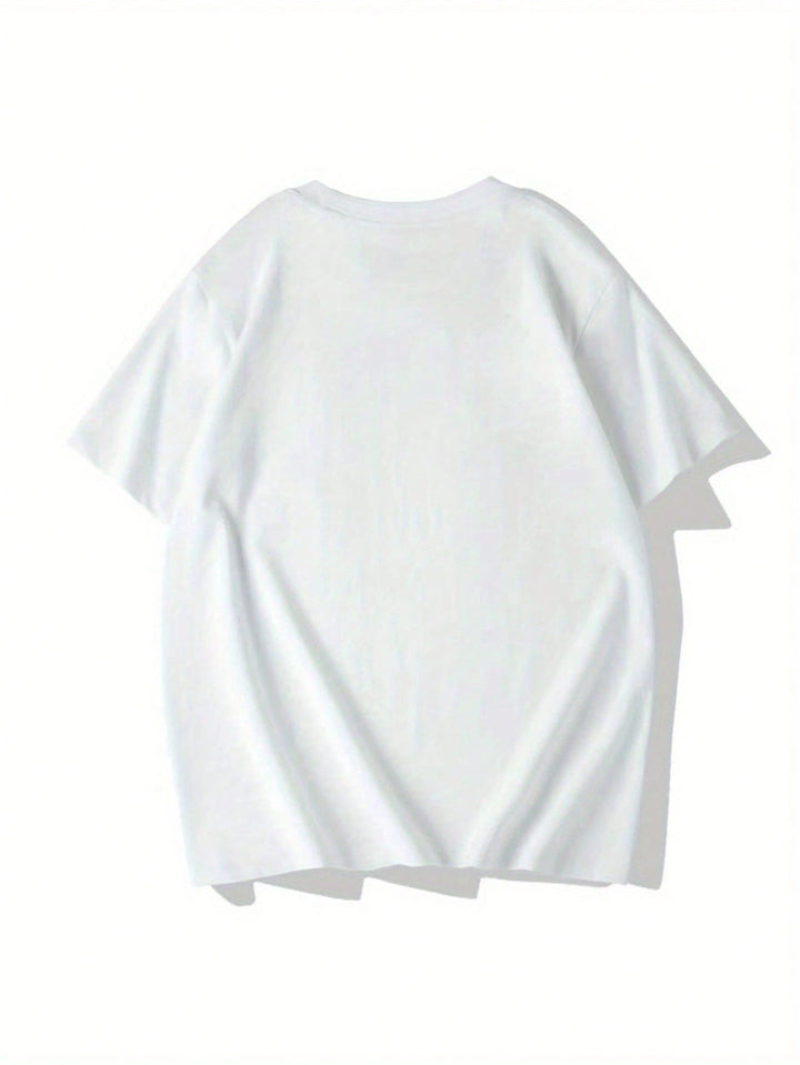 1PCS 100% Cotton Men's Graphic T-Shirt. Easter Faith T-Shirt. This Round Neck Cotton Short Sleeve T-Shirt Is Suitable For Easter