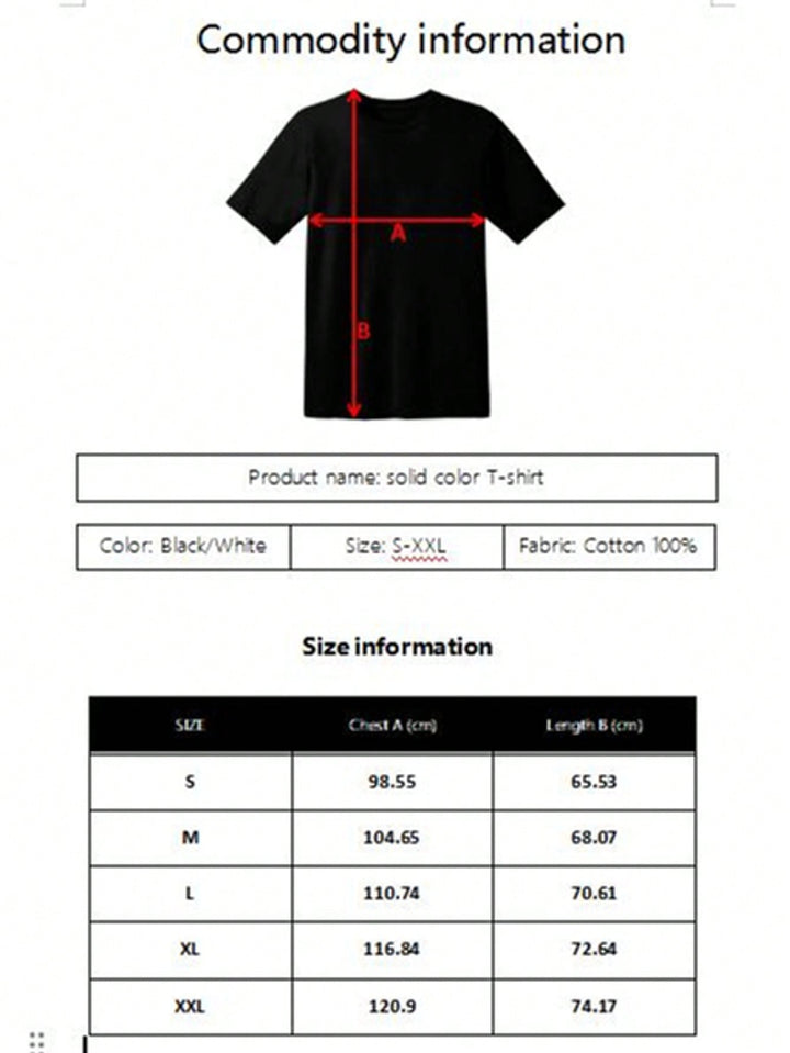 1PCS 100% Cotton Women's Graphic T-Shirt. Colorful Letter Print Short Sleeves, This Round Neck Cotton Short Sleeve T-Shirt Is Perfect For Everyday Wear.