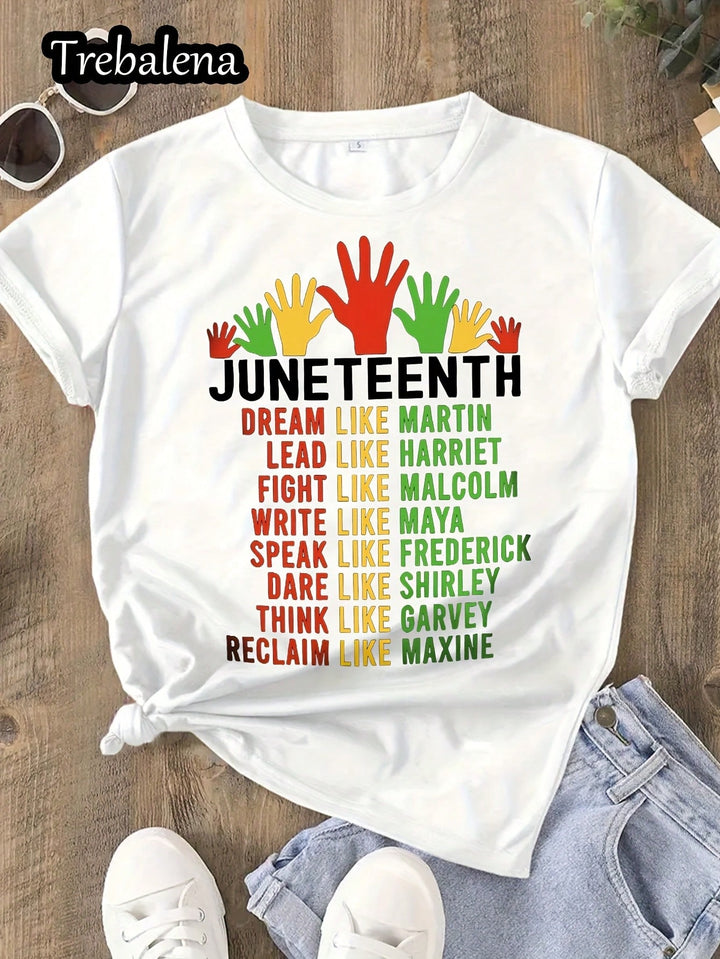 1PCS 100% Cotton Women's T-Shirt With A Fun And Cute Graphic. This Crew Neck, Cotton Short Sleeve T-Shirt Is Perfect For Travel.