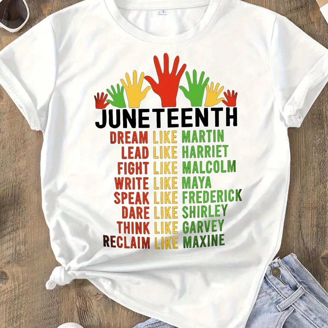 1PCS 100% Cotton Women's T-Shirt With A Fun And Cute Graphic. This Crew Neck, Cotton Short Sleeve T-Shirt Is Perfect For Travel.