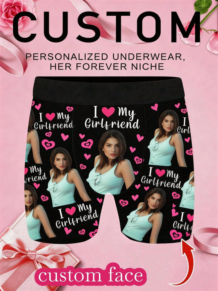 Design Your Own Face Boxer Briefs Personalized Photo Underwear Gifts