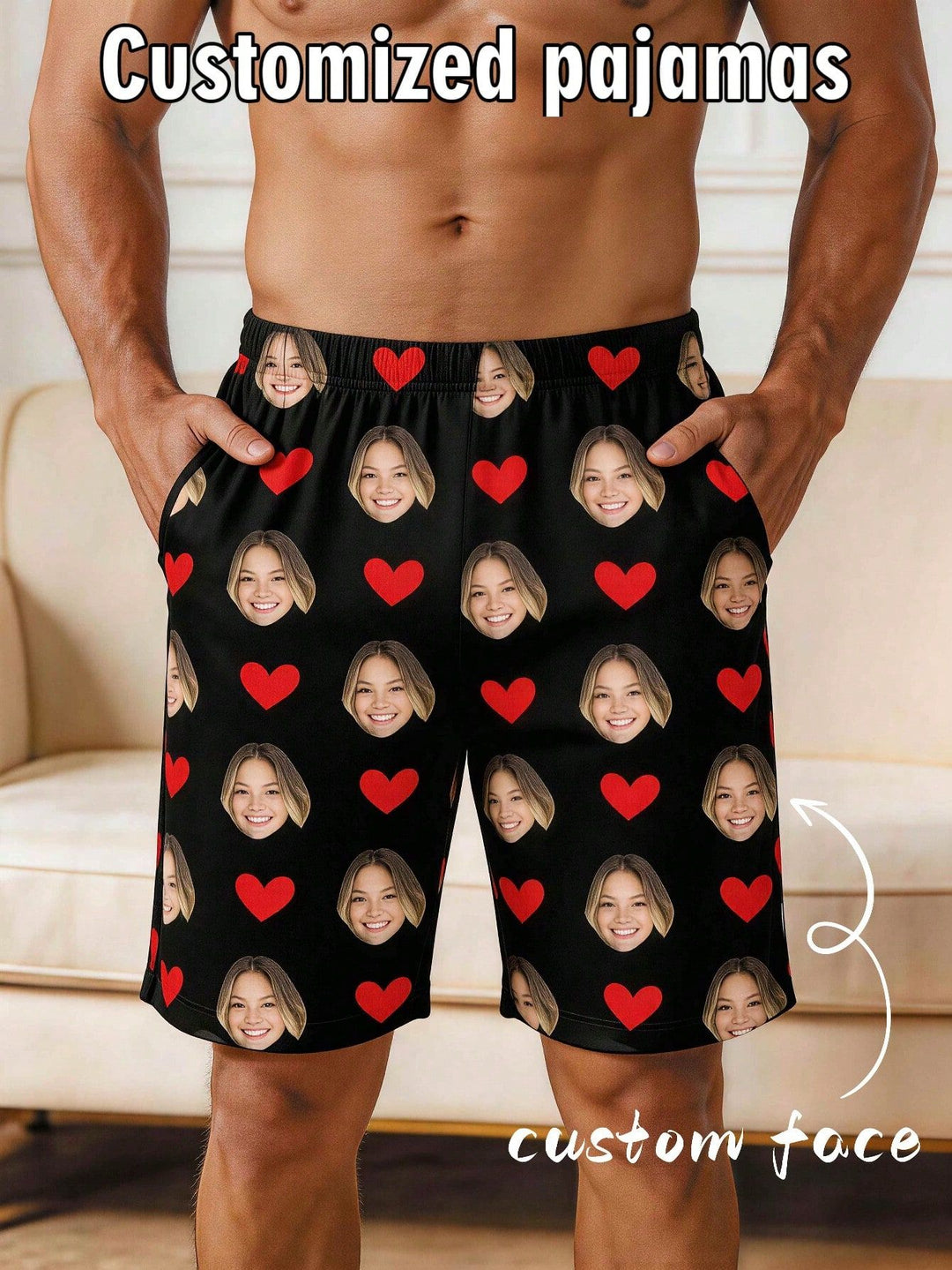 Personalized Photo Boxer Shorts Custom Face Novelty Underwear Gifts