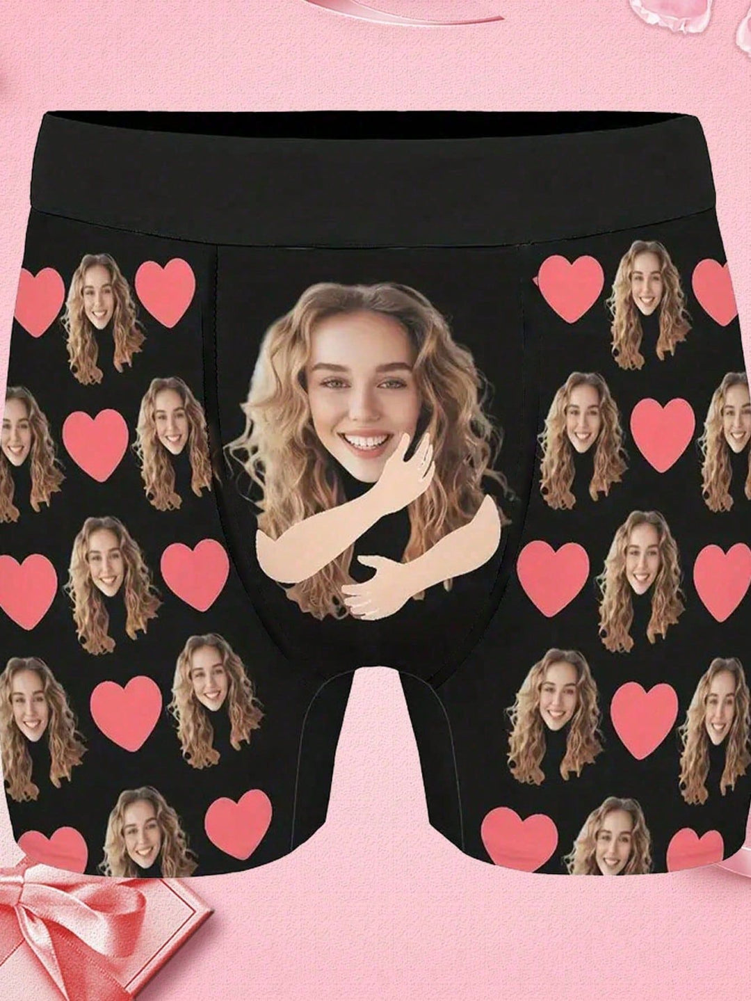 Unique Custom Face Boxer Briefs Personalized Photo Valentine's Gifts