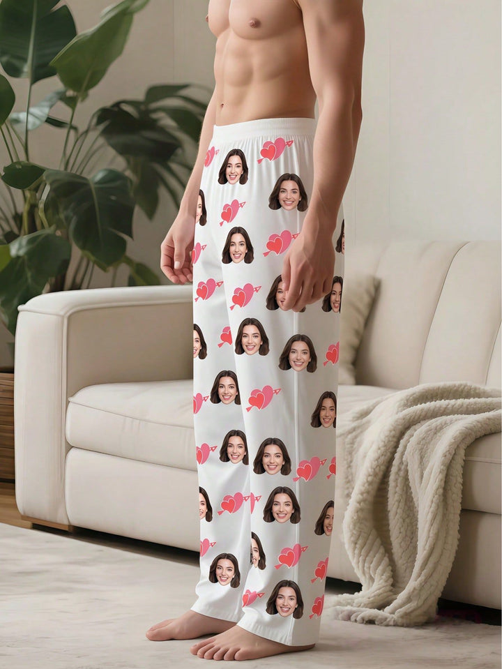 Design Your Own Photo Pajama Bottoms – Custom Full-Print Unisex Pants