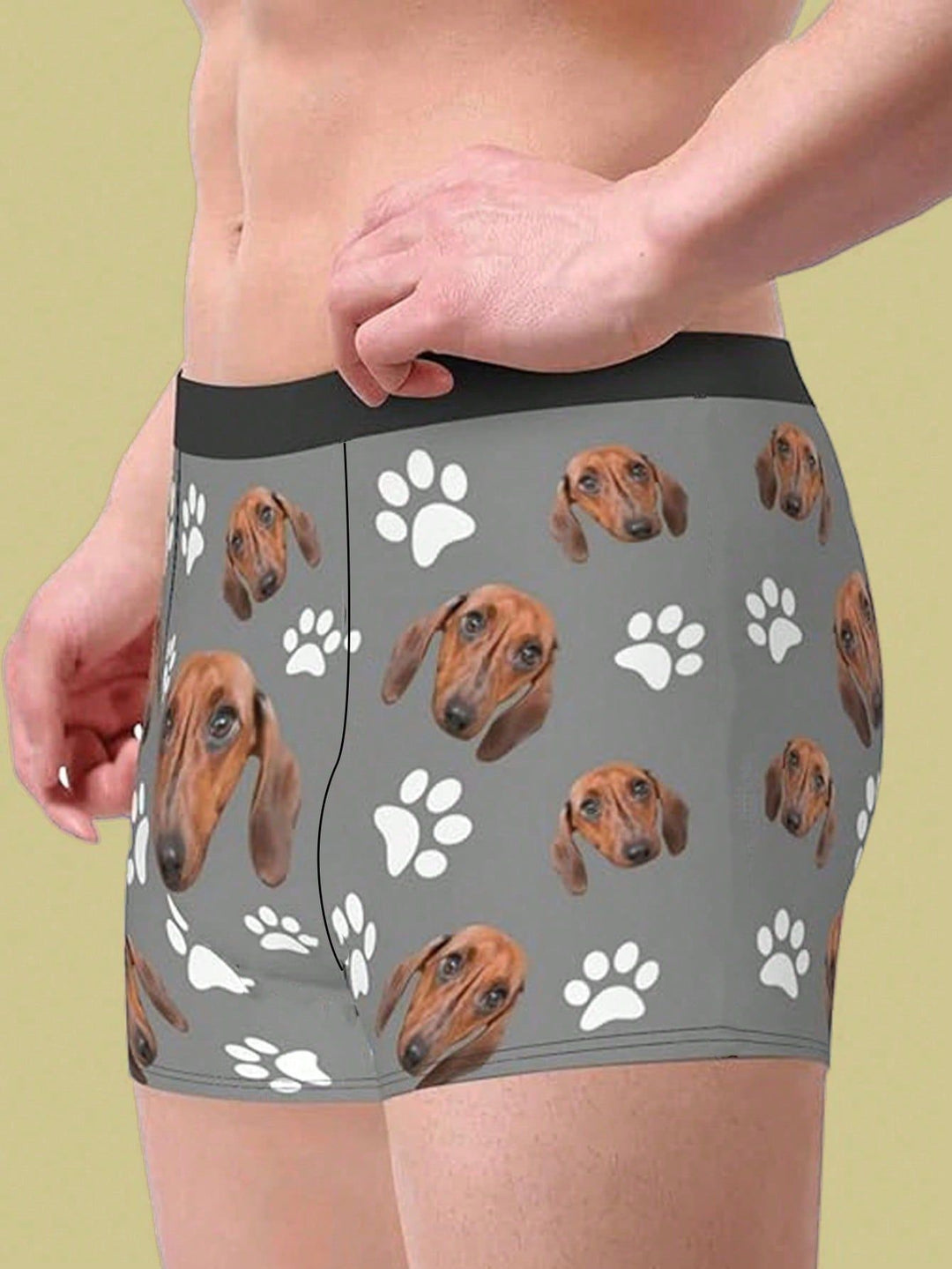 Personalized Custom Photo Boxer Briefs – Fun & Soft Stretch Men's Everyday Underwear
