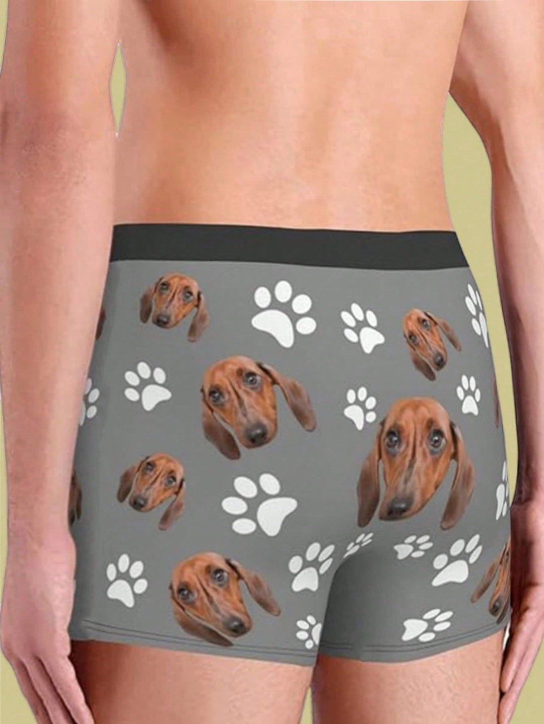 Personalized Custom Photo Boxer Briefs – Fun & Soft Stretch Men's Everyday Underwear