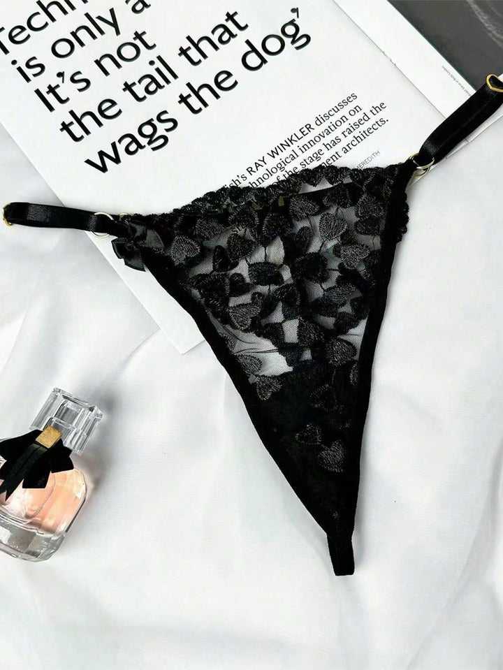 Custom Sparkle Text G-String – Sexy Initial Rhinestone Lingerie in Green