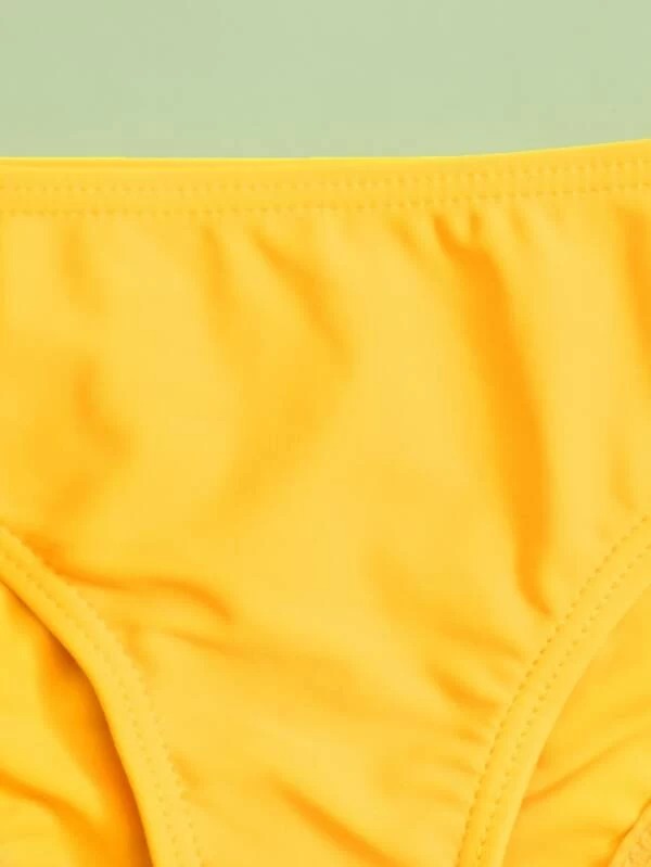 Girls Sunflower Print Bikini Swimsuit Set - 3 Pack