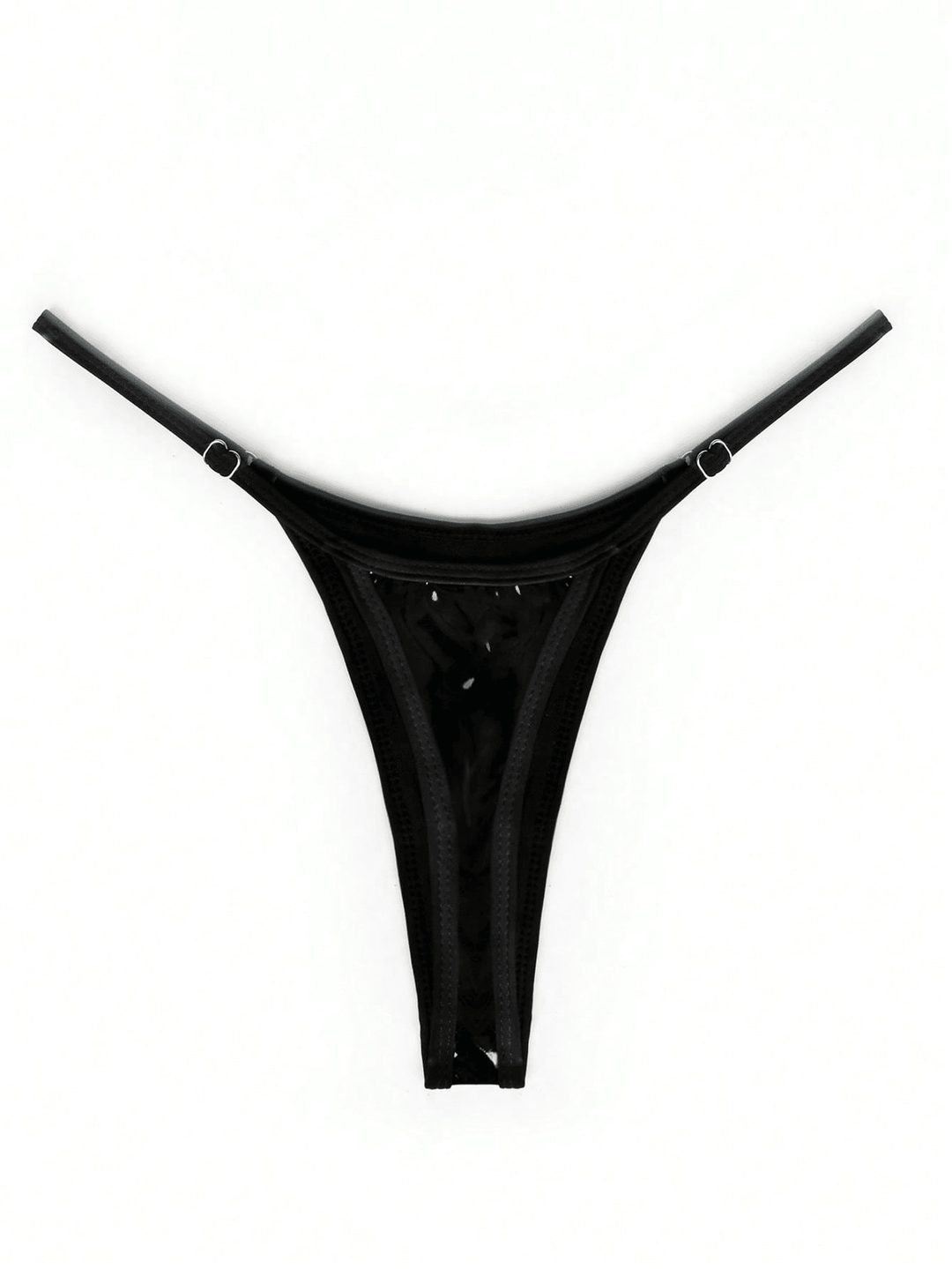 Sexy solid thong swimsuit bikini