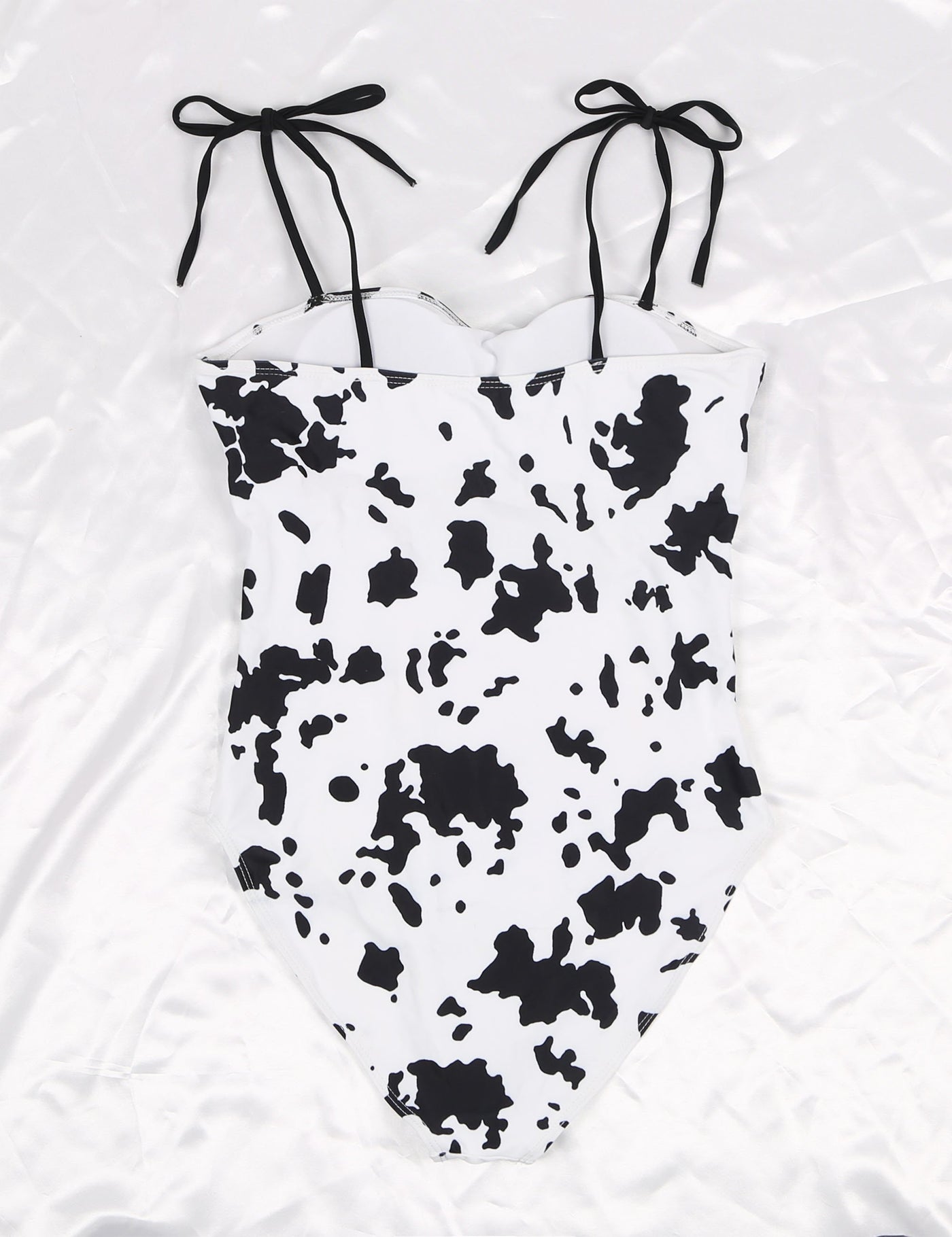 BISSOMMER Cow Print Spaghetti Strap One Piece