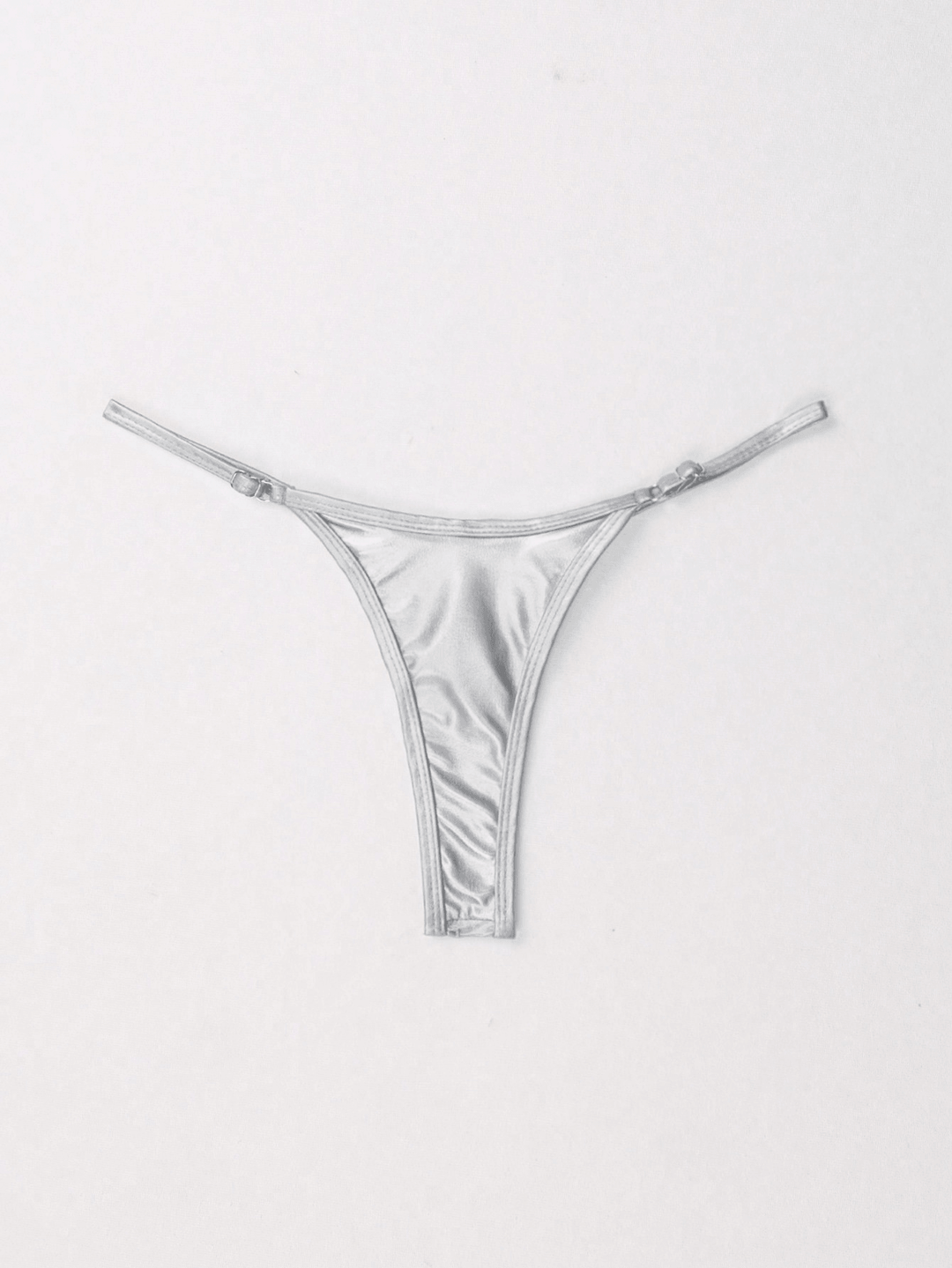 Sexy solid thong swimsuit bikini