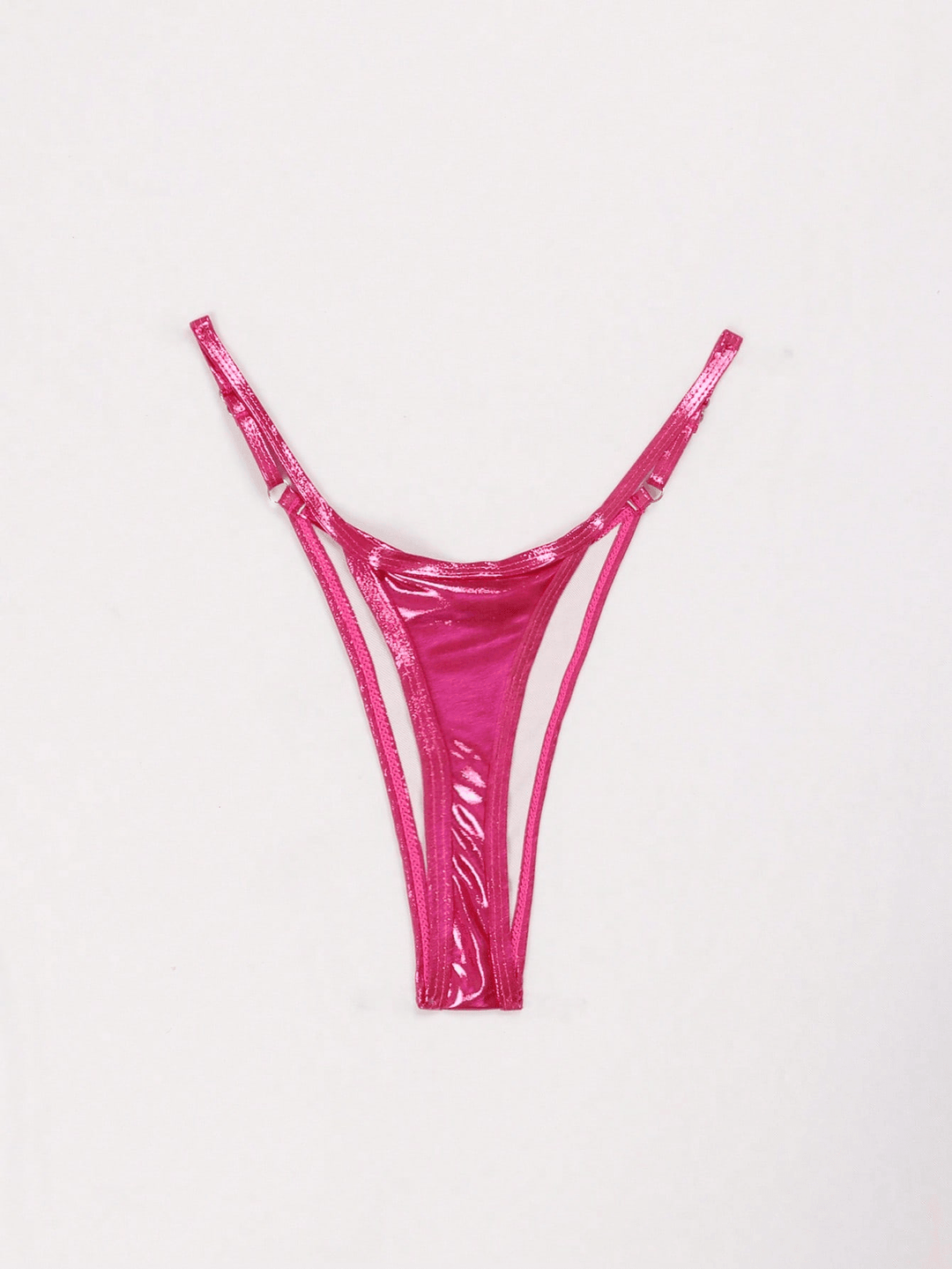 Sexy solid thong swimsuit bikini